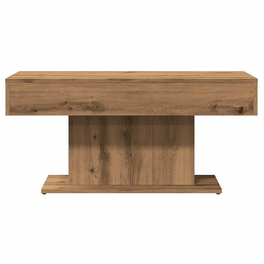 Table basse artisanale en chêne massif 96 x 50 x 45 cm - 4