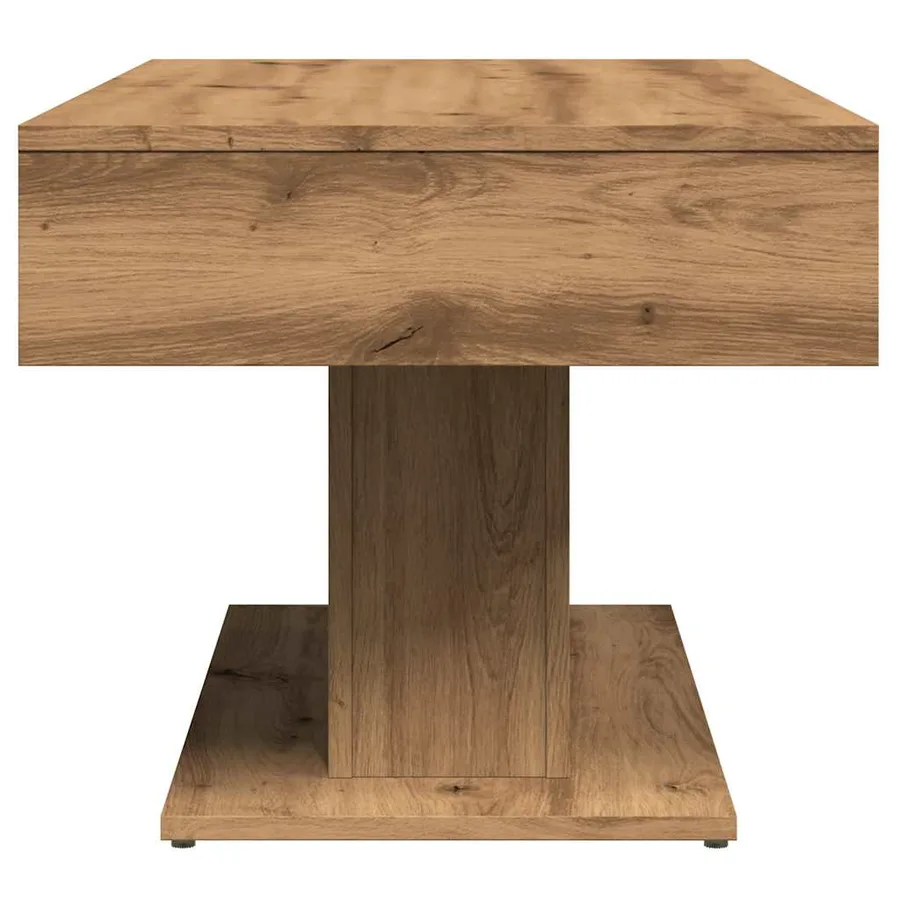 Table basse artisanale en chêne massif 96 x 50 x 45 cm - 5