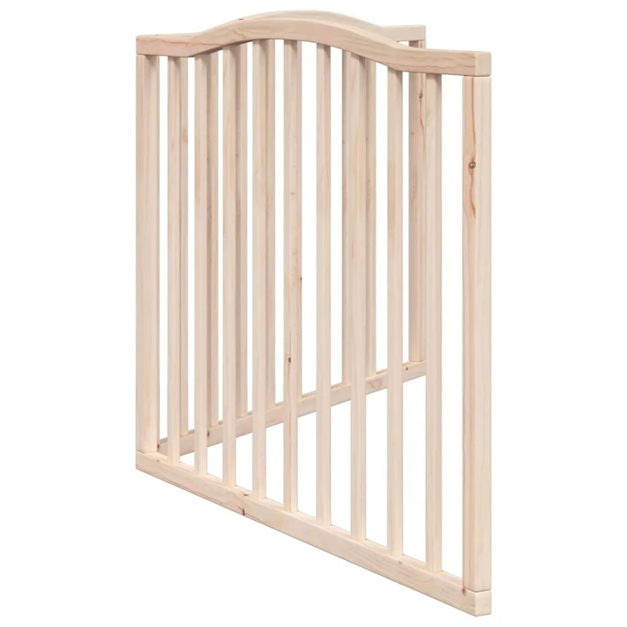 Barrière pour chien pliable 2 panneaux 160 cm bois de peuplier - 5
