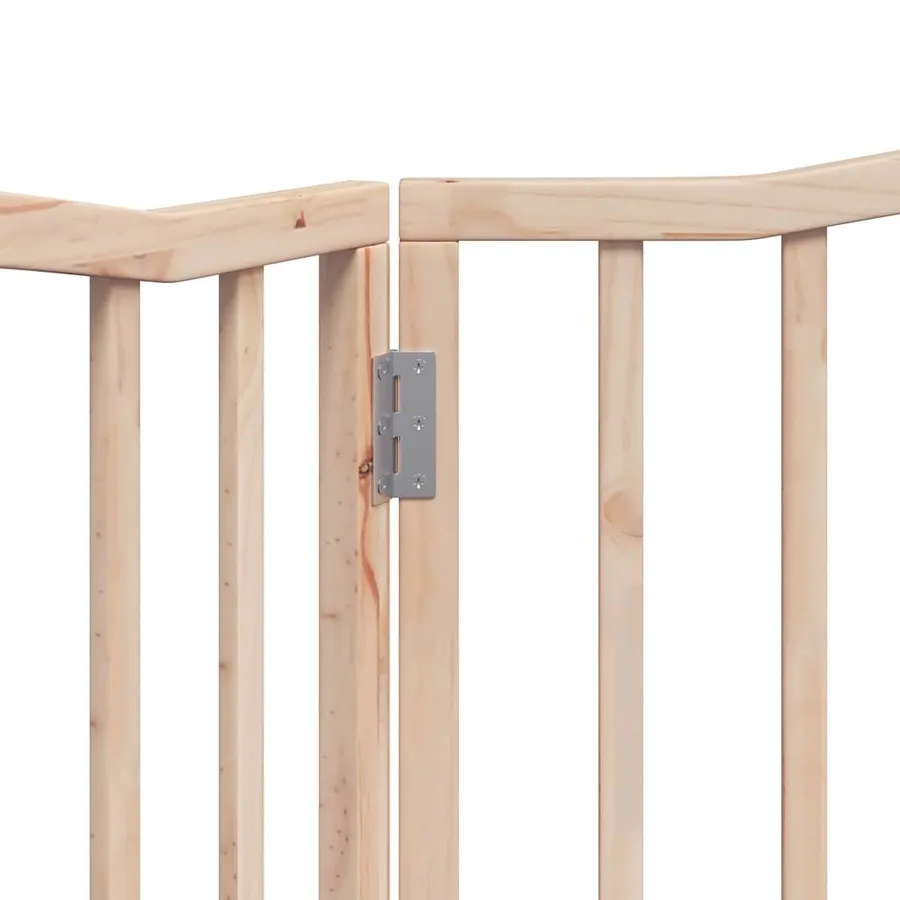 Barrière pour chien pliable 2 panneaux 160 cm bois de peuplier - 8