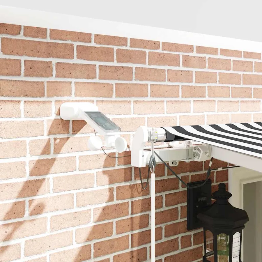 Auvent rétractable automatique avec LED anthracite et blanc - 4