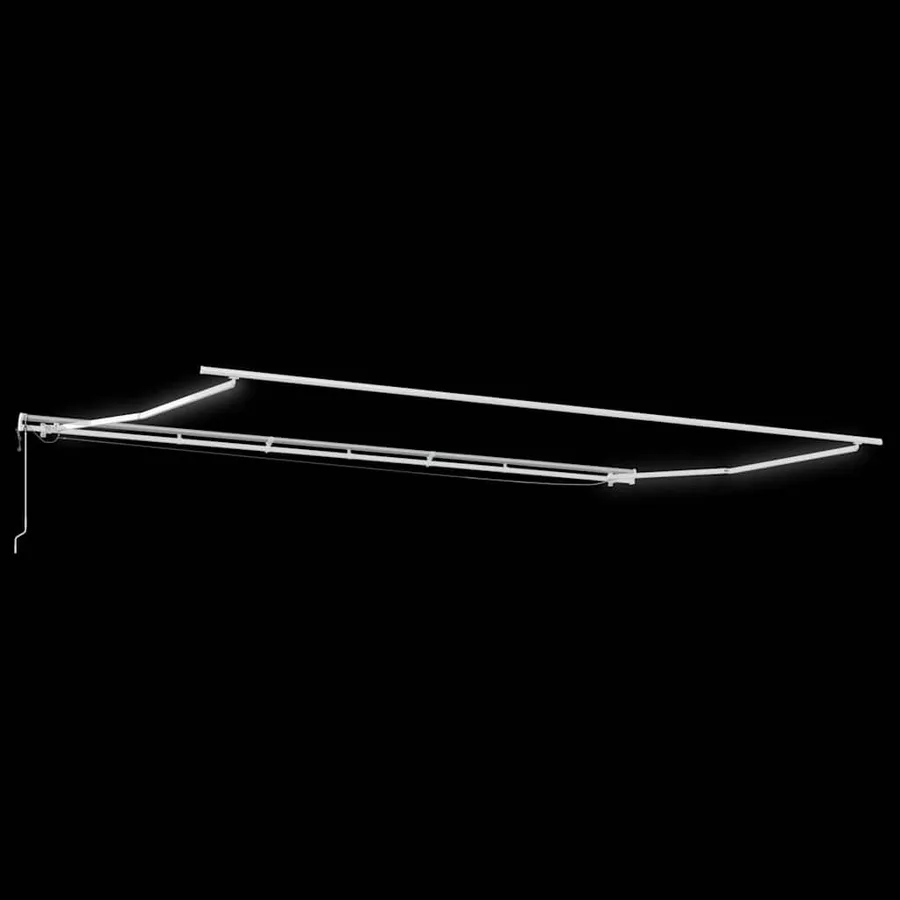 Auvent rétractable automatique avec LED anthracite et blanc - 6