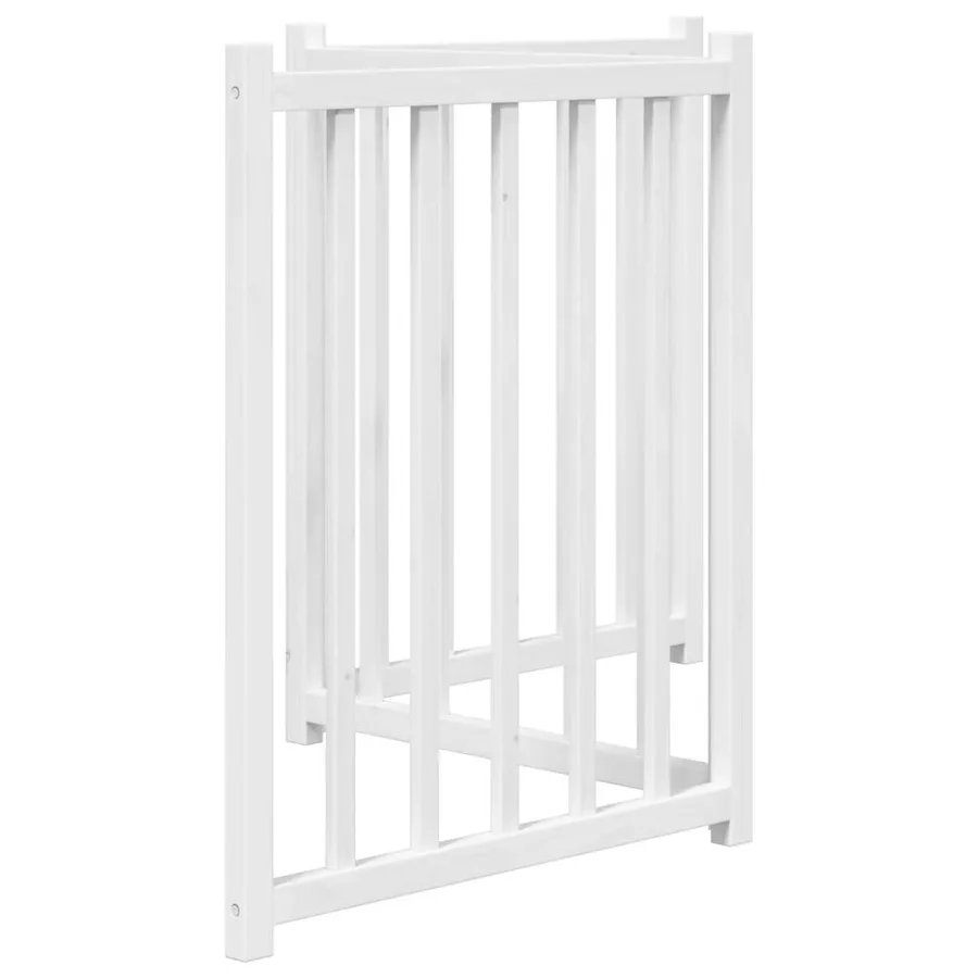 Barrière pour chien pliable 3 panneaux 150 cm bois sapin massif - 5