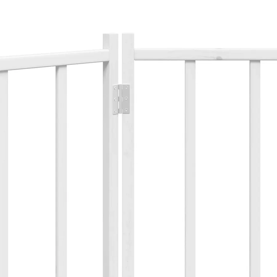 Barrière pour chien pliable 3 panneaux 150 cm bois sapin massif - 8