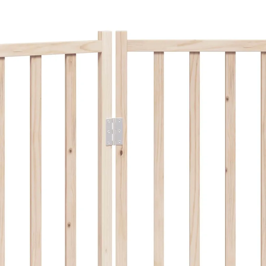 Barrière pour chien pliable 2 panneaux 160 cm bois sapin massif - 8