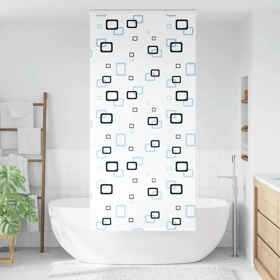 Store enrouleur de douche avec cassette largeur du tissu 96 cm - 2