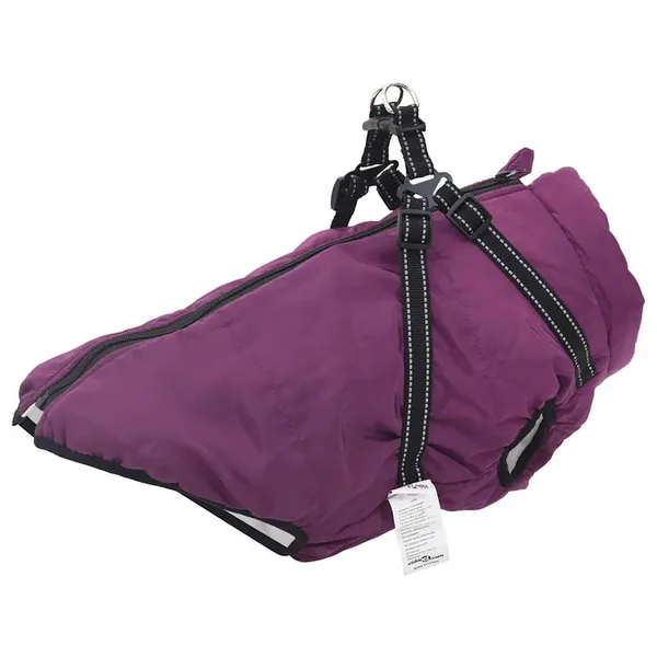 Manteau pour chiens avec harnais imperméable réfléchissant L52