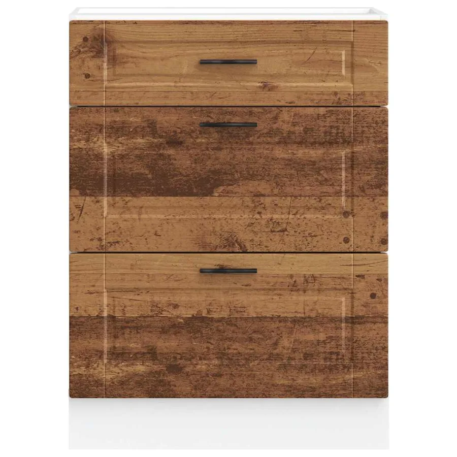Armoire de cuisine Porto vieux bois bois d'ingénierie - 4