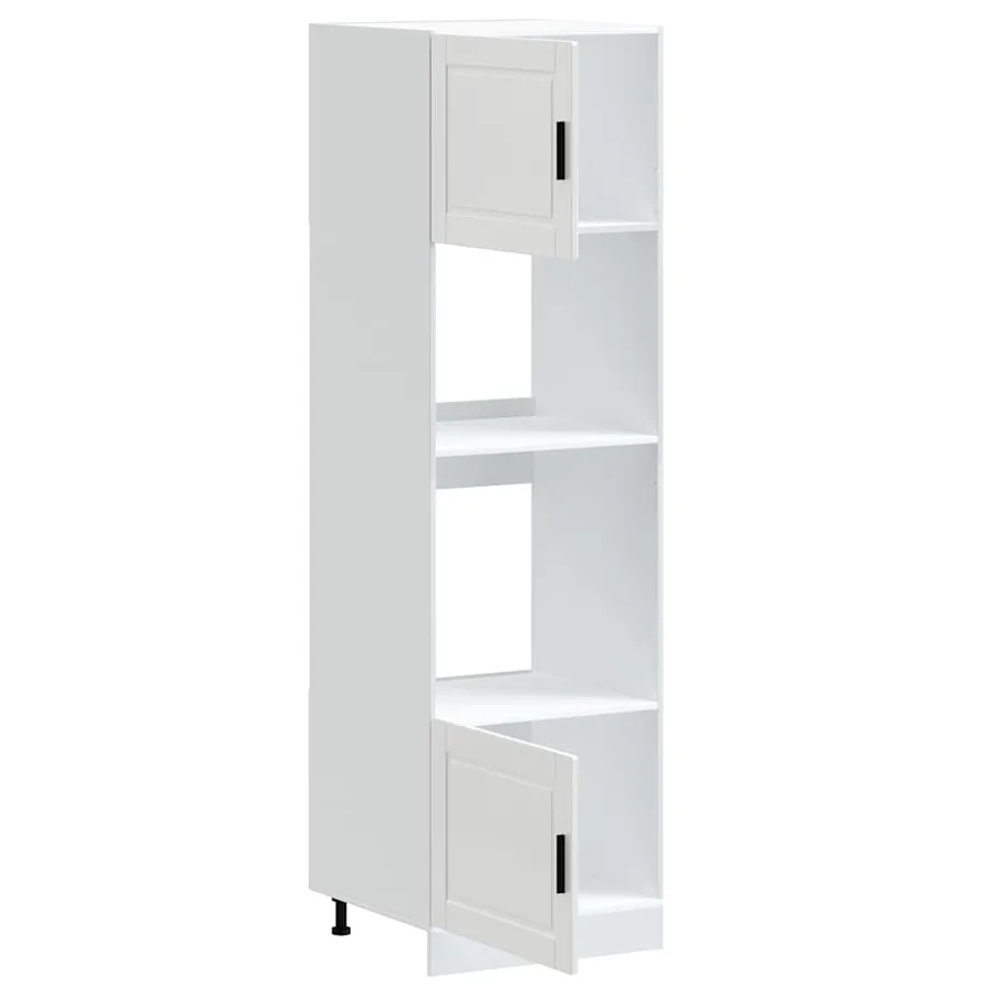 Armoires de four 2 pcs Porto blanc bois d'ingénierie - 5