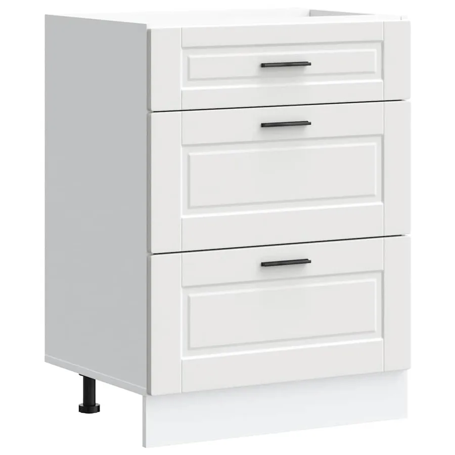 Armoire de cuisine Porto blanc bois d'ingénierie - 2