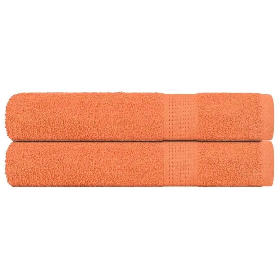 Serviettes de sauna FROGN 2 pcs orange 80x200 cm 360 g/m²