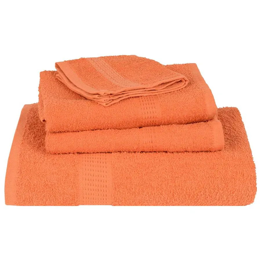 Serviettes de sauna FROGN 2 pcs orange 80x200 cm 360 g/m² - 4