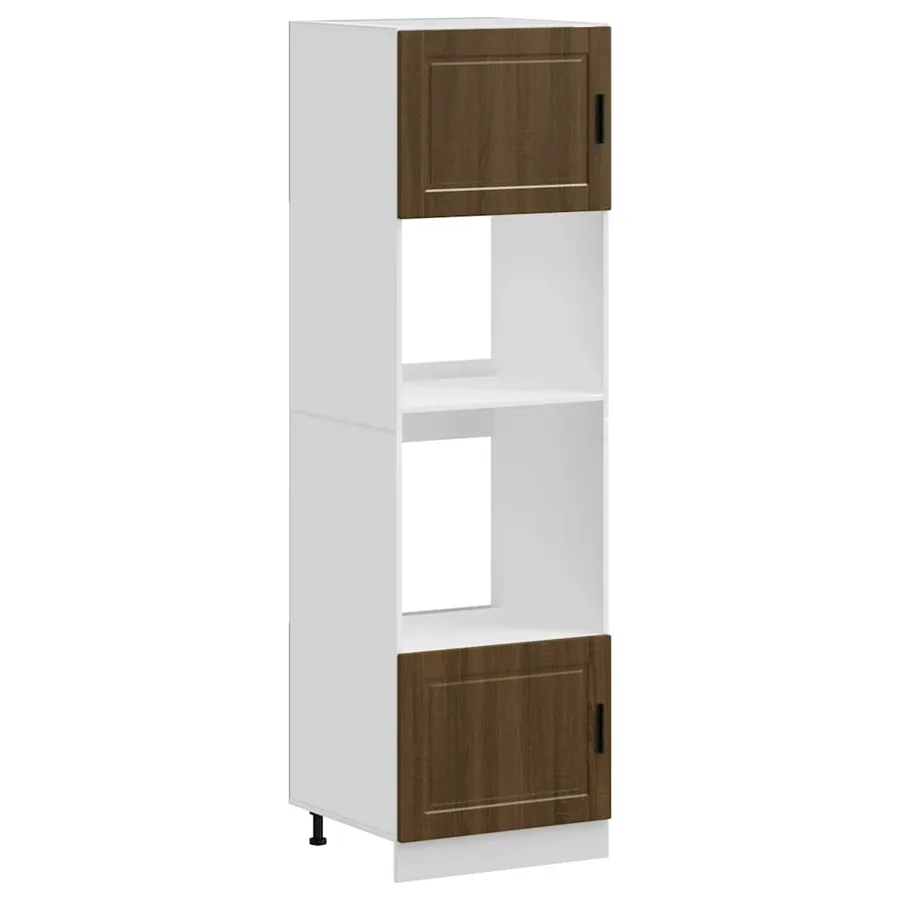 Armoires de four 2 pcs Porto chêne marron bois d'ingénierie - 2