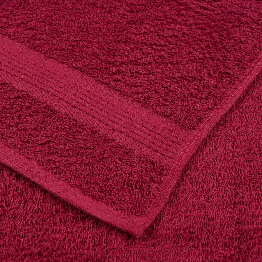 Serviettes de douche FROGN 4 pcs bordeaux 70x140cm 360 g/m² - 6