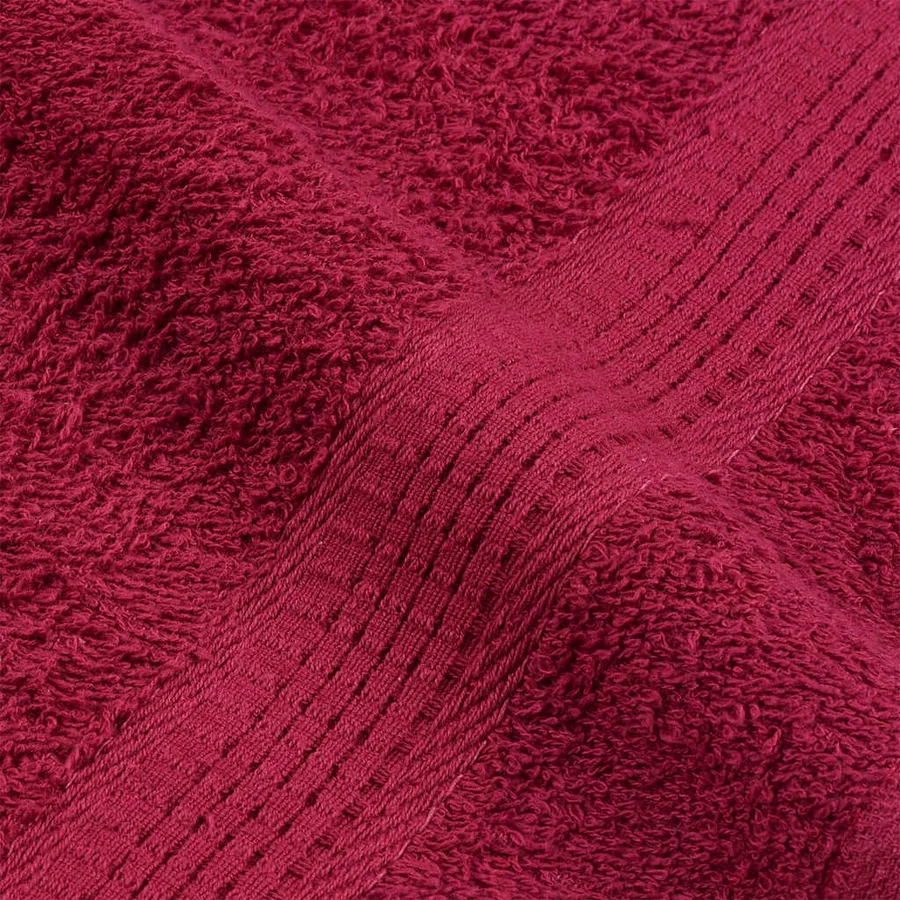 Serviettes de douche FROGN 4 pcs bordeaux 70x140cm 360 g/m² - 7