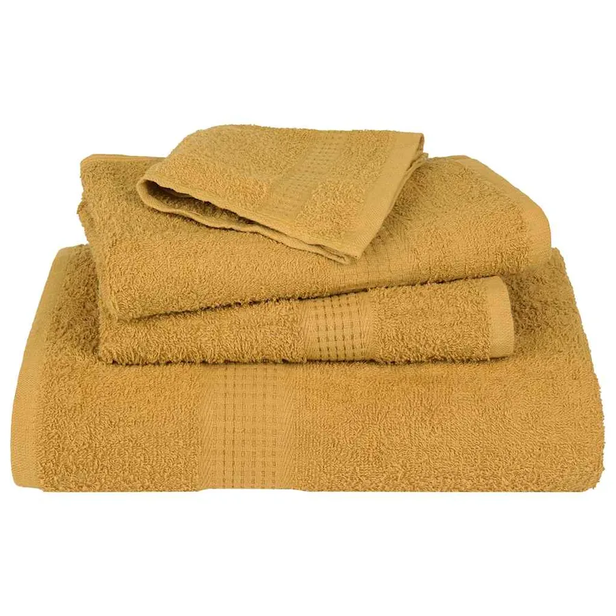 Serviettes de douche FROGN 2 pcs doré 70x140 cm 360 g/m² - 4