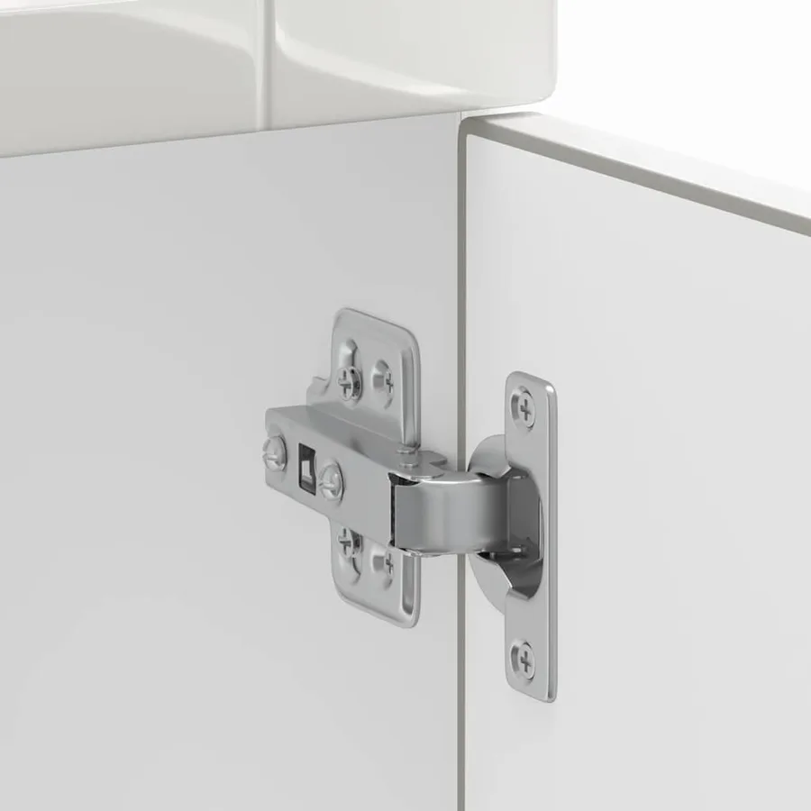 Armoire de cuisine Porto blanc brillant bois ingénierie - 10