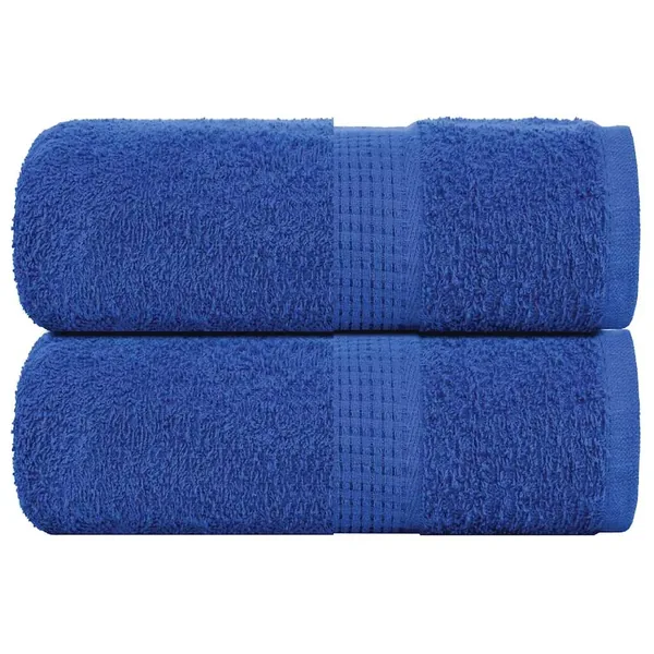 Serviettes de toilette FROGN 2 pièces Bleu 30x30 cm 360 g/m²