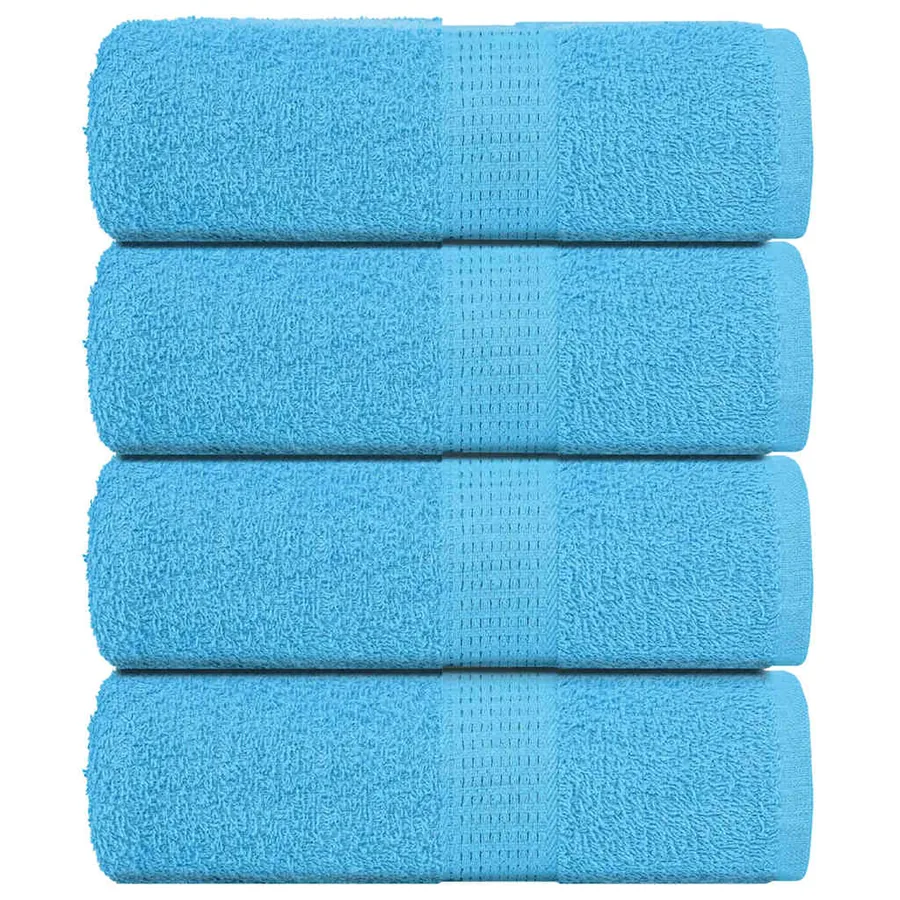 Serviettes d'invité FROGN 4 pcs turquoise 30x50cm 360 g/m²