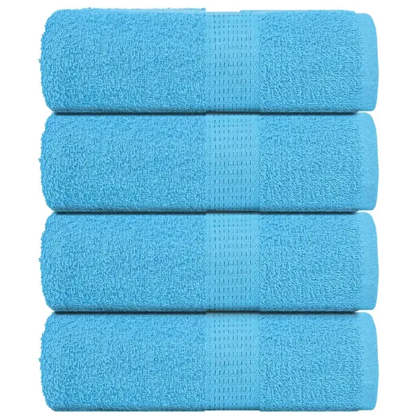 Serviettes d'invité FROGN 4 pcs turquoise 30x50cm 360 g/m²