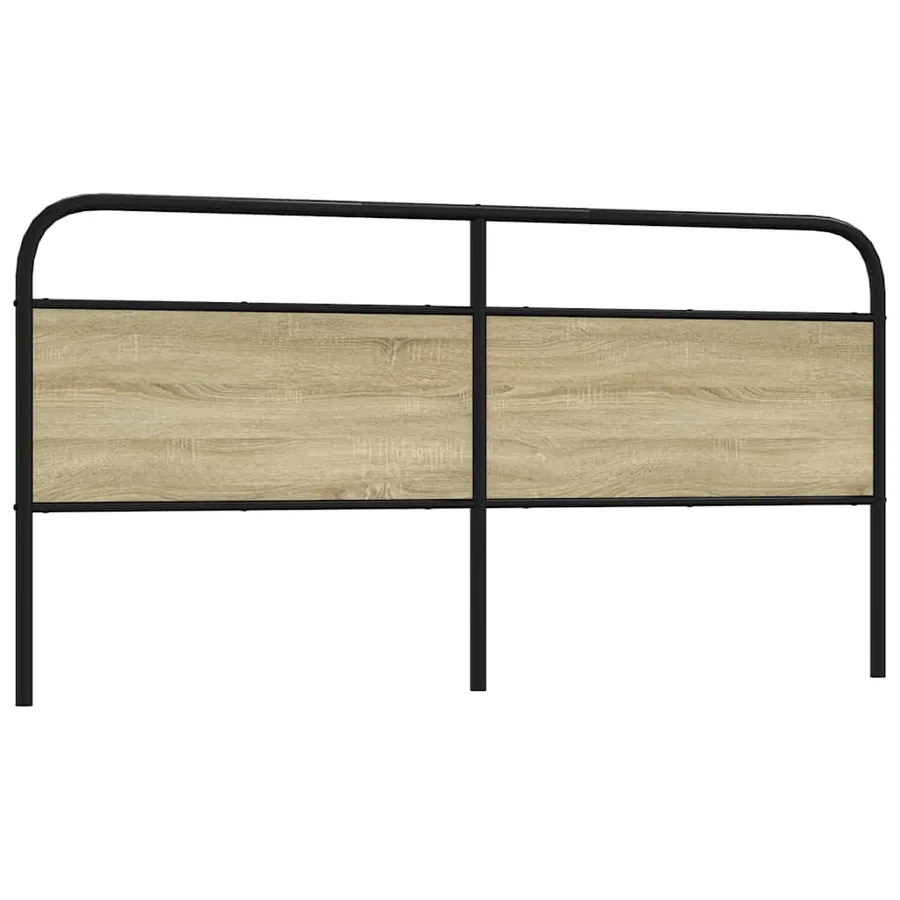Tête de lit de remplacement chêne sonoma 190 cm acier et bois d'ingénierie