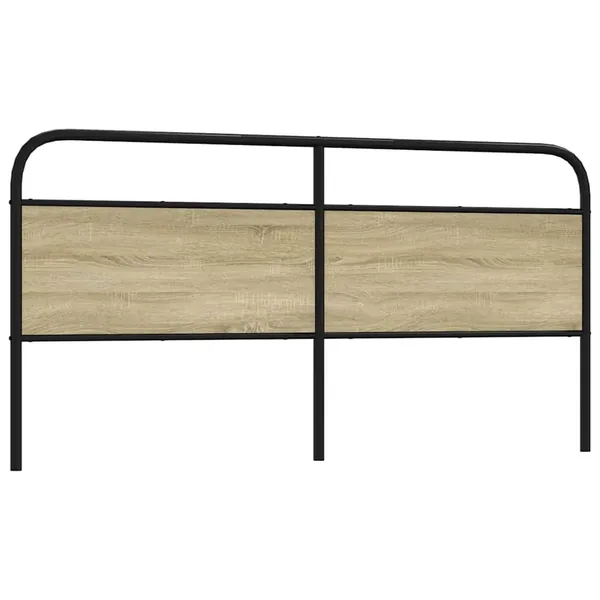 Tête de lit de remplacement chêne sonoma 190 cm acier et bois d'ingénierie