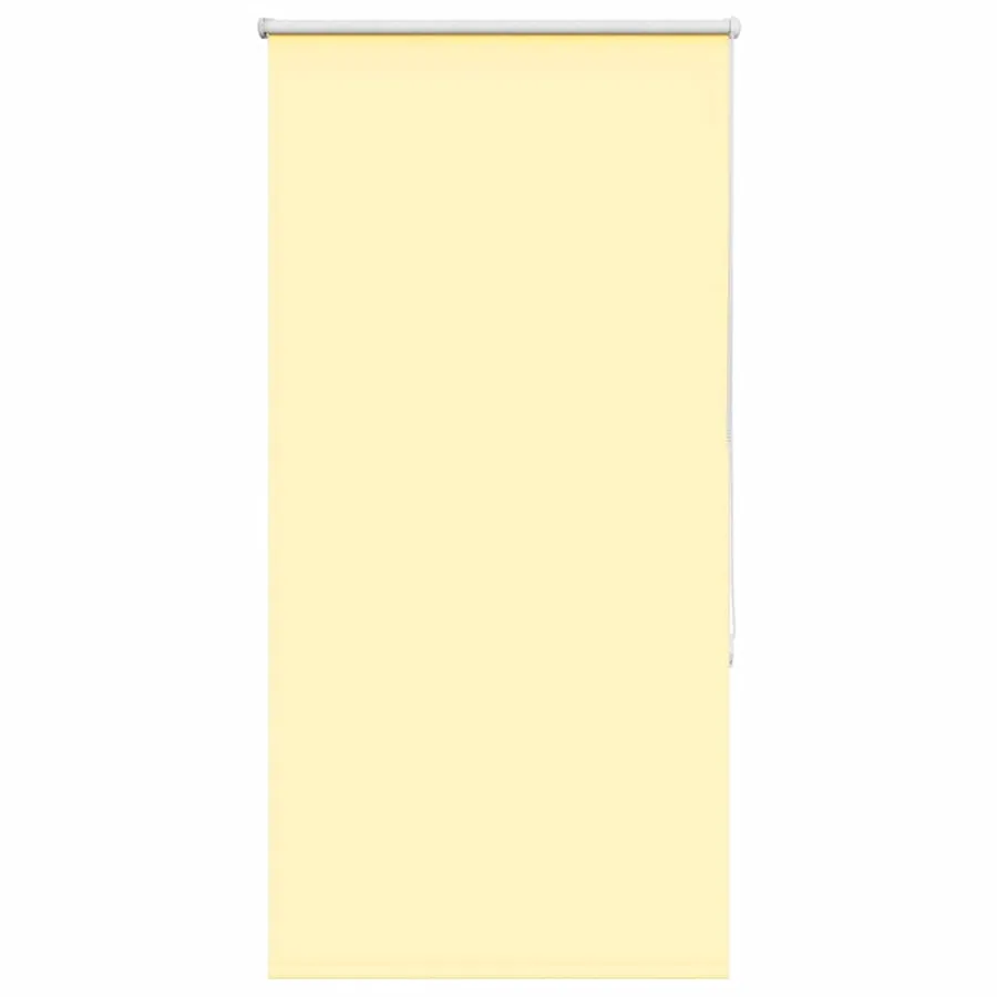 Store enrouleur occultant jaune largeur du tissu 75,7 cm