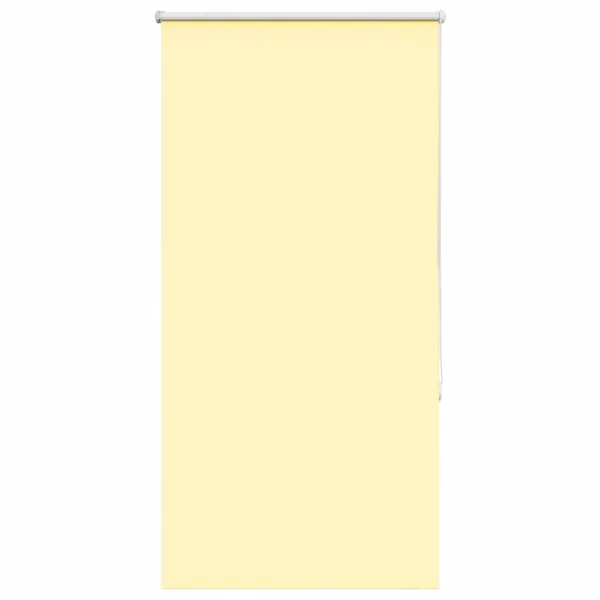 Store enrouleur occultant jaune largeur du tissu 75,7 cm