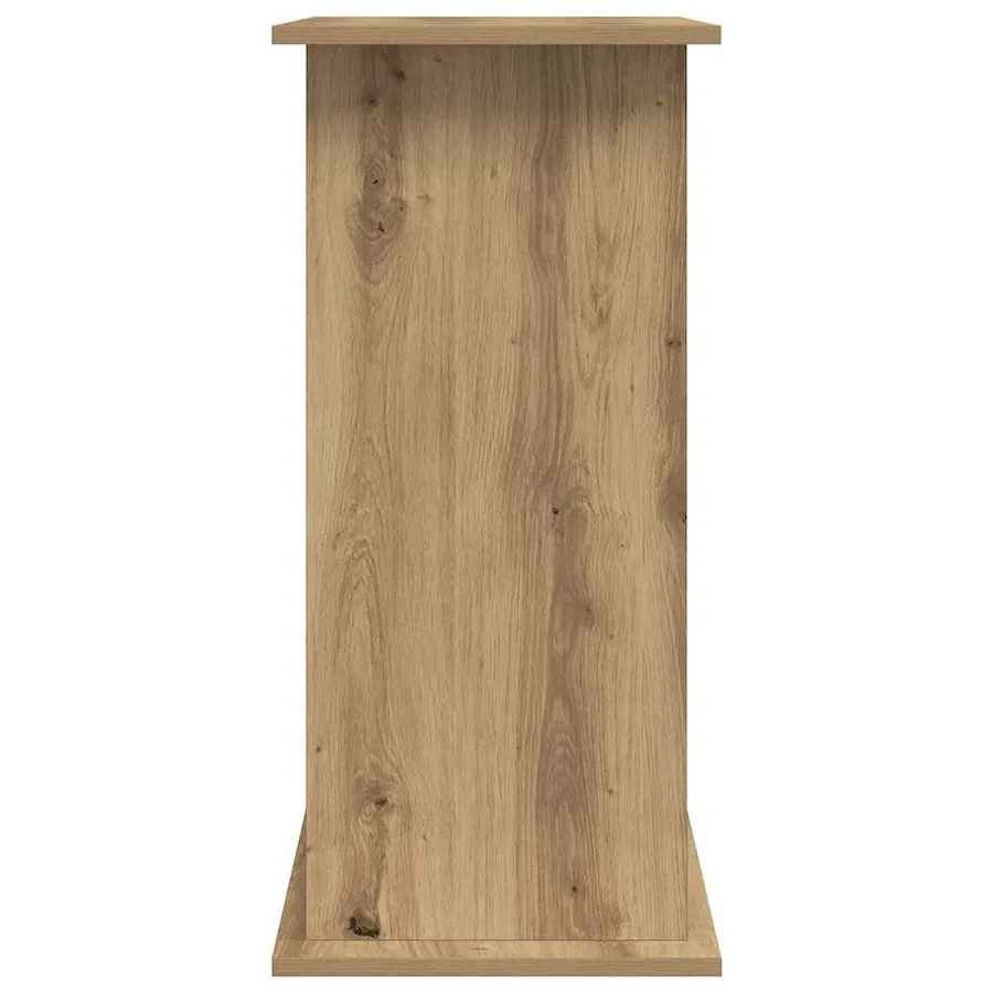 Support d'aquarium Chêne artisanal 81x36x73 cm Bois d'ingénierie - 5