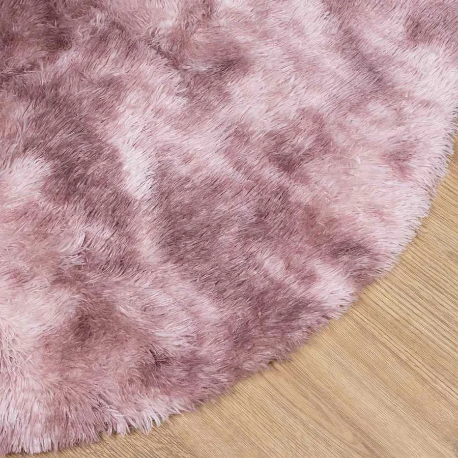 Tapis Shaggy à poils longs NAVARRA rose poudré 300x200 cm - 4