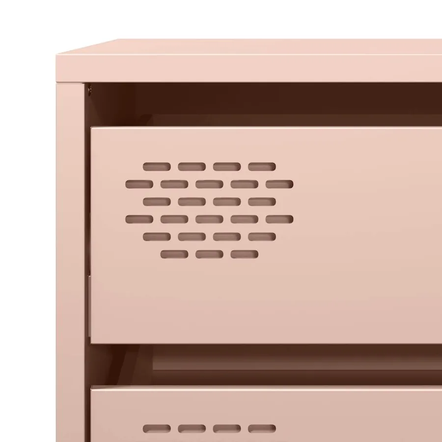 Buffet rose 68x39x58,5 cm acier laminé à froid - 10
