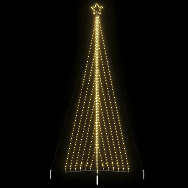 Sapin de Noël à LED 789 LED blanc chaud 476 cm