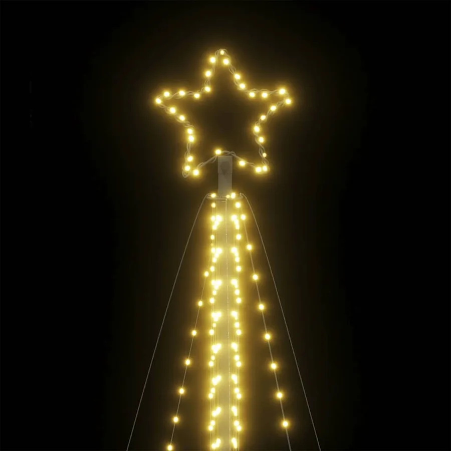 Sapin de Noël à LED 789 LED blanc chaud 476 cm - 10