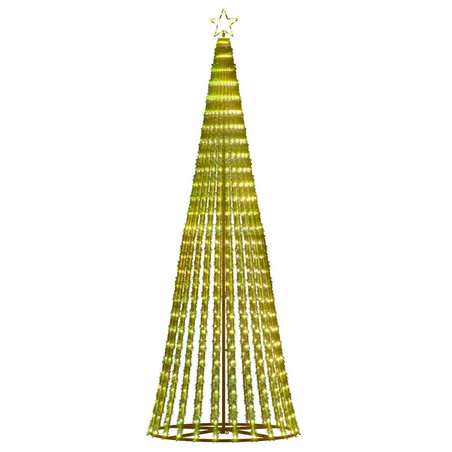 Sapin de Noël à LED 475 LED blanc chaud 247 cm - 5