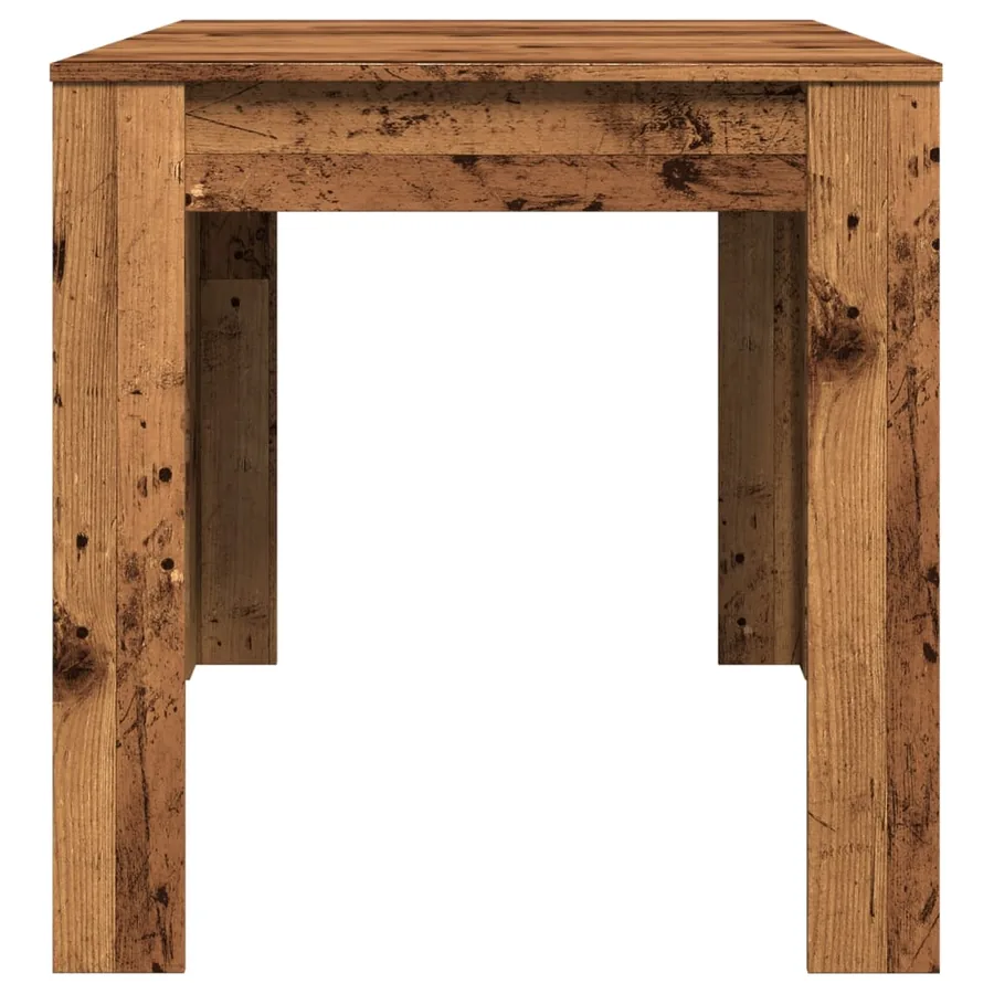 Table à manger vieux bois 140x74,5x76 cm bois d'ingénierie - 6