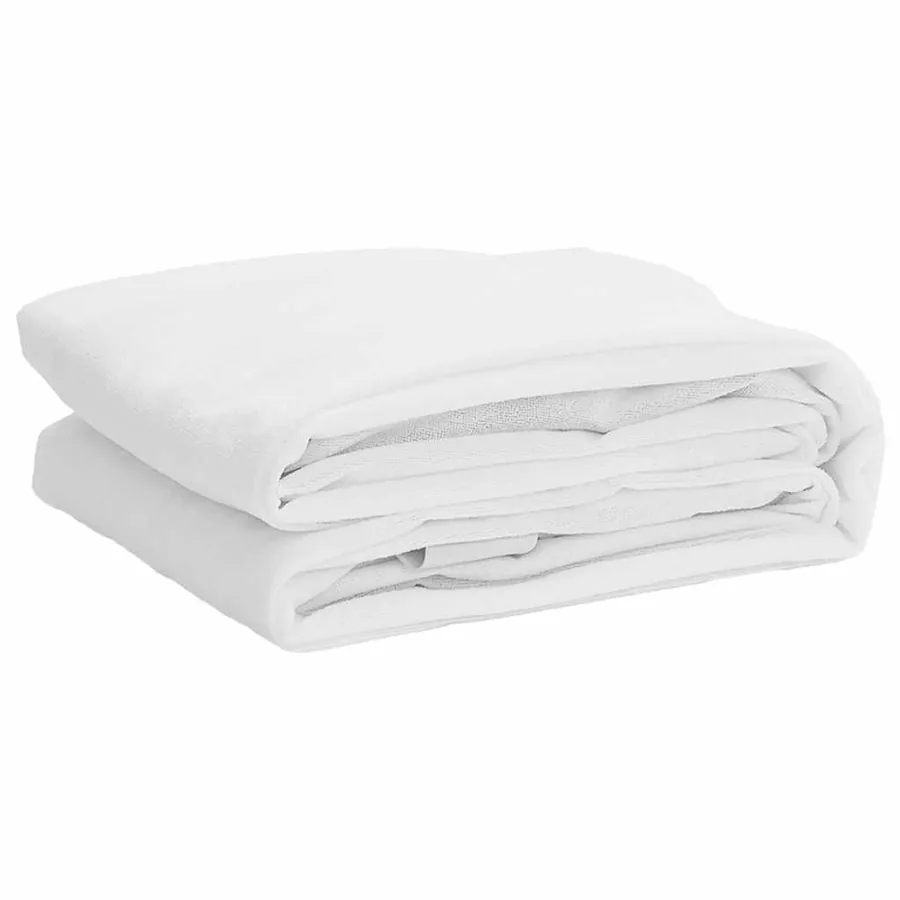 Protège-matelas blanc 120x200 cm imperméable - 2