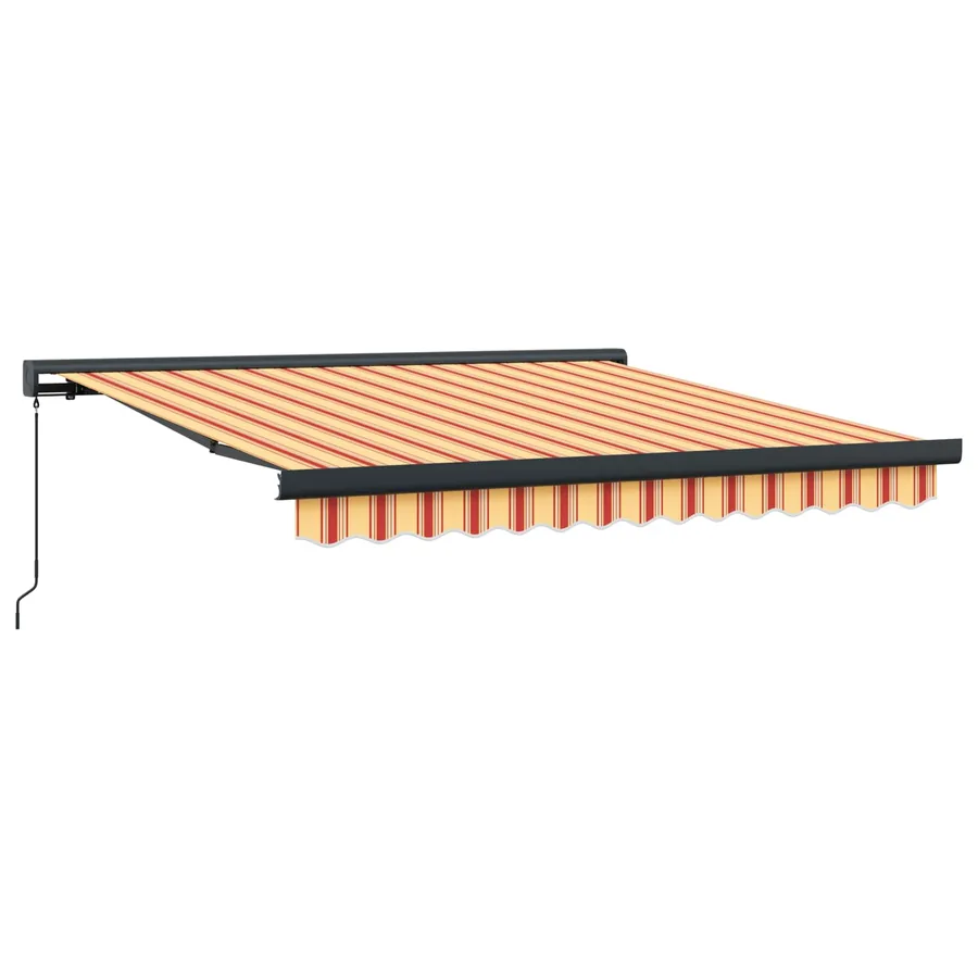 Auvent rétractable Jaune et Orange 300 x 250 cm - 2