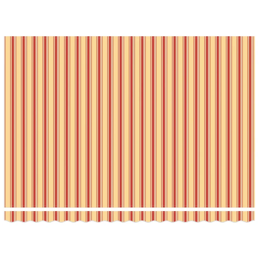 Auvent rétractable Jaune et Orange 450 × 300 cm - 6