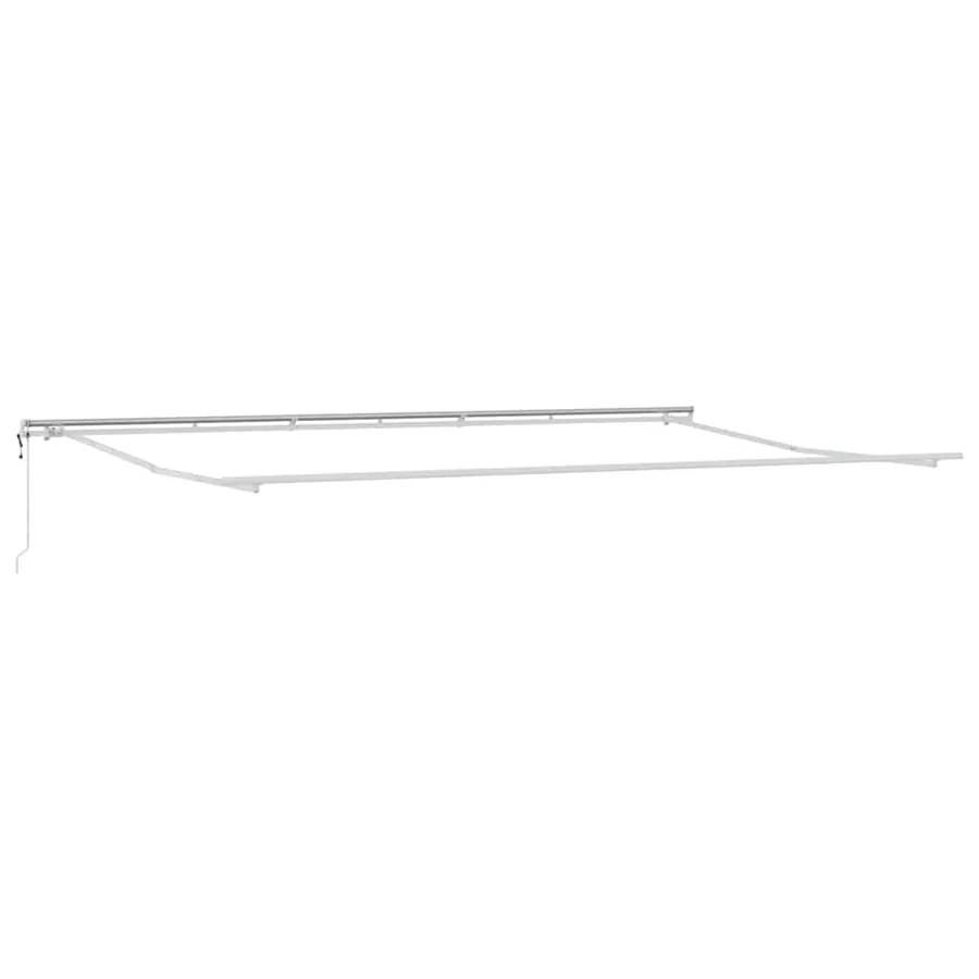Auvent rétractable orange et marron 600 × 300 cm - 5
