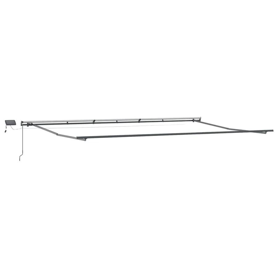 Auvent rétractable Multicolore 600 × 350 cm Tissu et Aluminium - 6