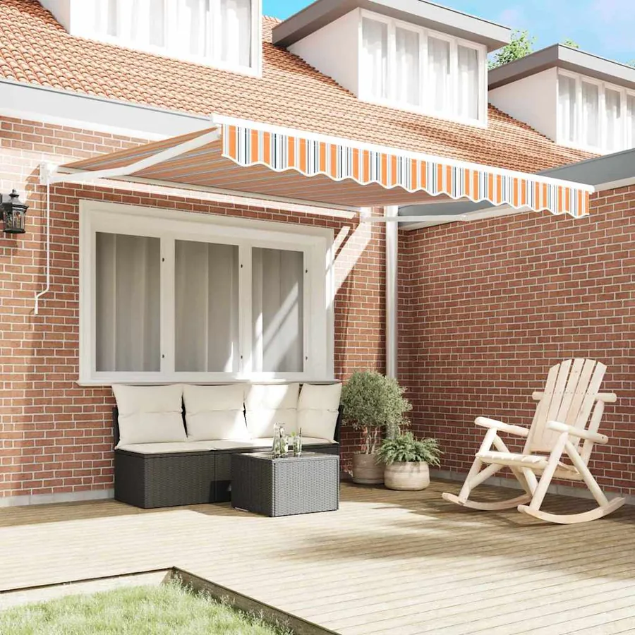 Auvent rétractable Multicolore 350 x 250 cm - 3