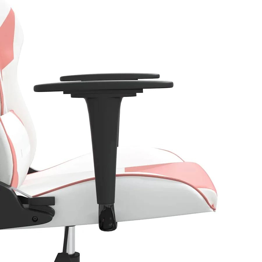 Chaise de jeu Blanc et rose Similicuir - 10