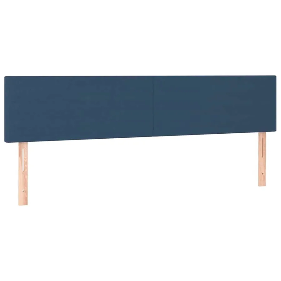 Cadre de lit ottoman avec matelas bleu 180x200 cm tissu - 9