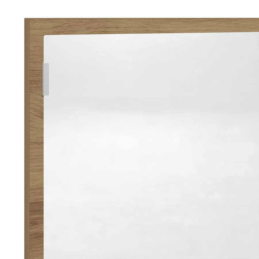 Miroir de salle de bain à LED chêne artisanal bois d'ingénierie - 9