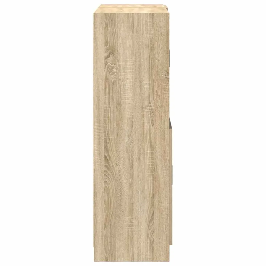 Ensemble d'armoires de cuisine 2 pcs chêne sonoma - 8