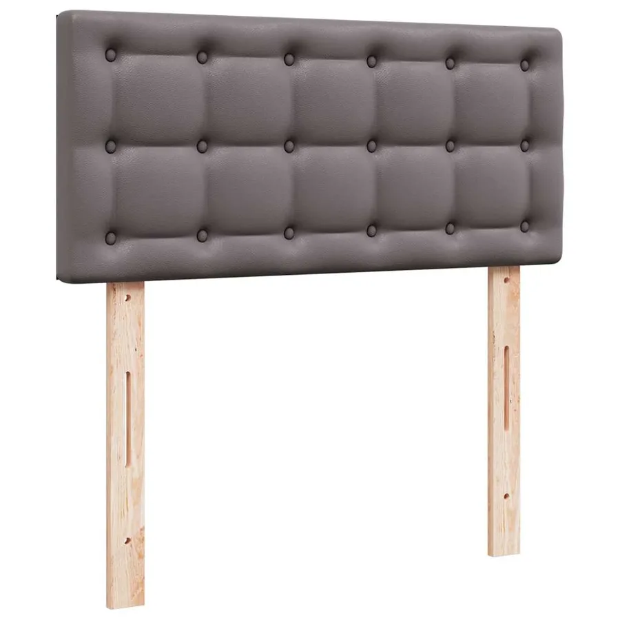 Lit ottoman avec matelas & LED Gris 160x200cm similicuir - 10