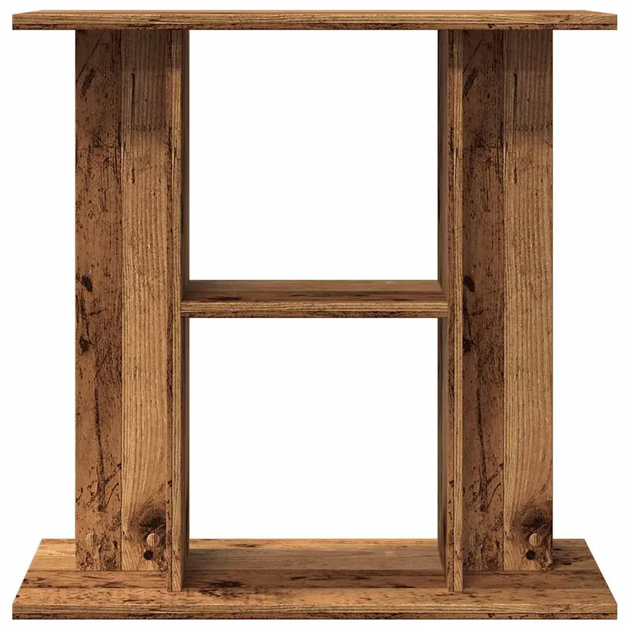 Support d'aquarium en bois ancien 60 x 30 x 60 cm Bois d'ingénierie - 4
