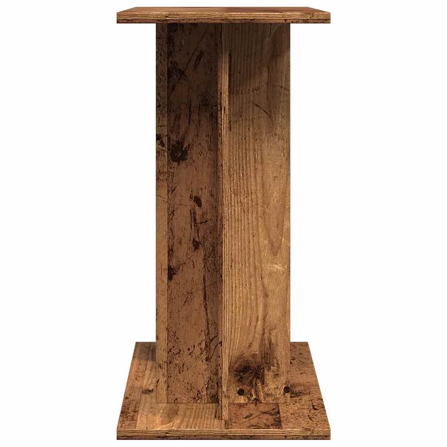 Support d'aquarium en bois ancien 60 x 30 x 60 cm Bois d'ingénierie - 5