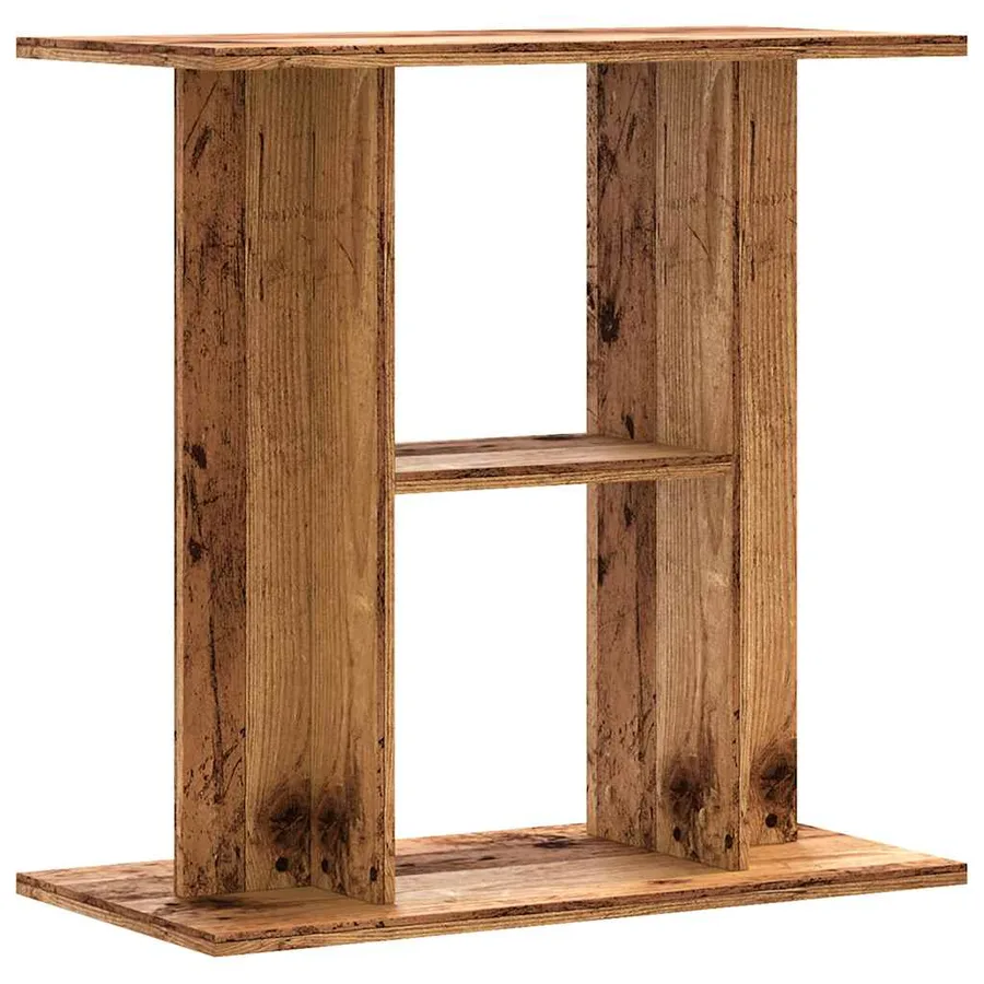 Support d'aquarium en bois ancien 60 x 30 x 60 cm Bois d'ingénierie - 6