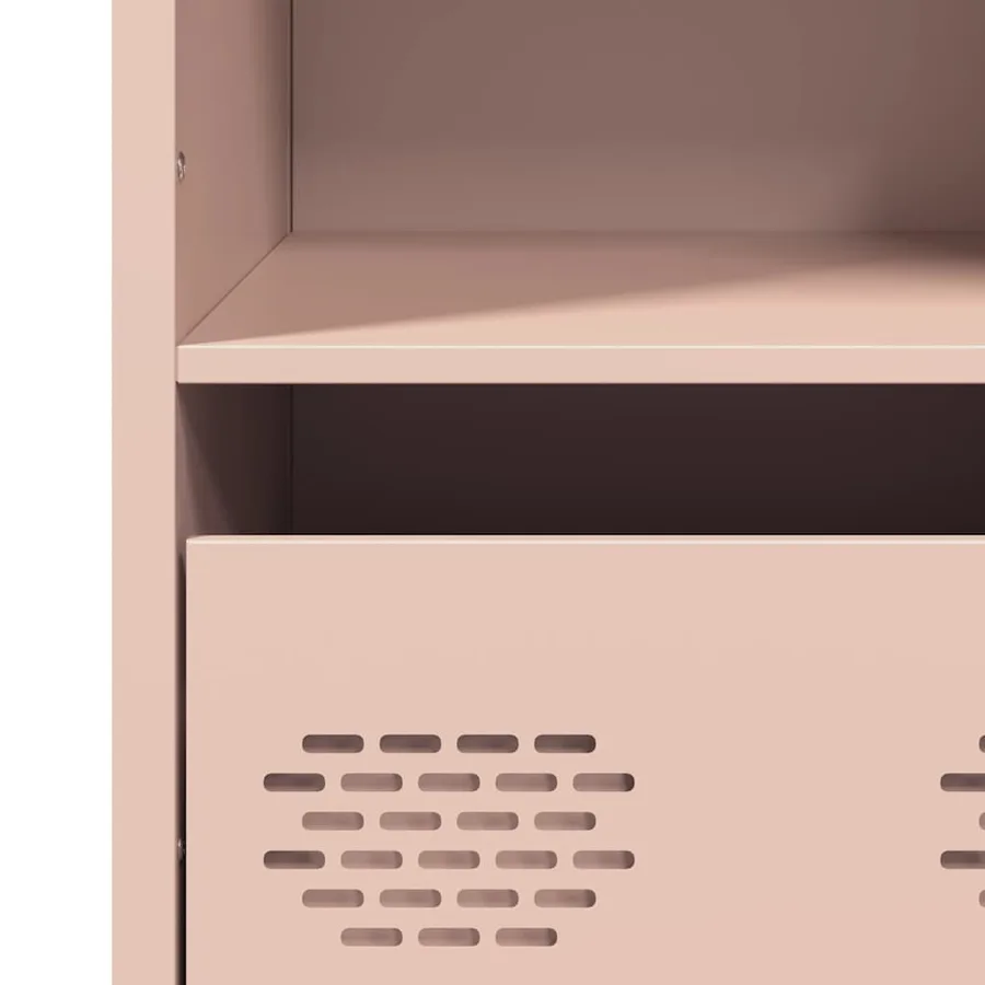 Buffet haut rose 35x39x103,5 cm acier - 10